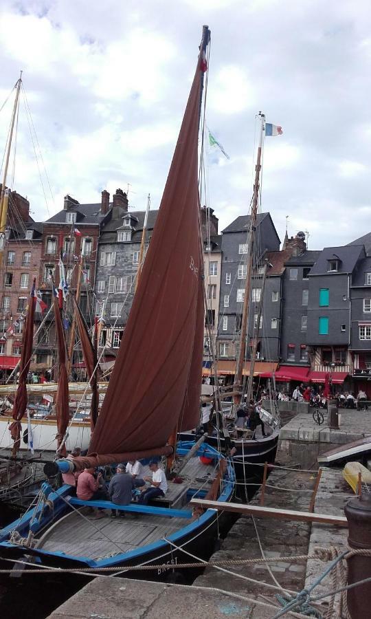 La Fleur D Honfleur Avec Son Parking Apartment Exterior foto