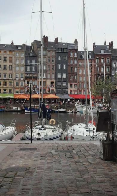 La Fleur D Honfleur Avec Son Parking Apartment Exterior foto